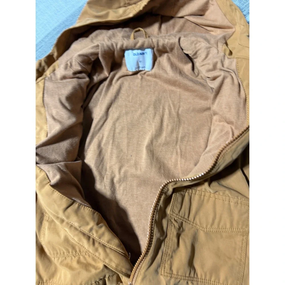 Kids Old Navy‎ Hooded Utility Jacket Mustard Yellow Size 5T